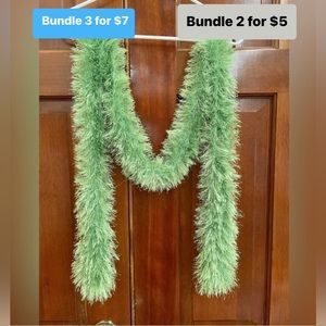 Fuzzy Green Scarf
